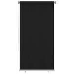 vidaXL Store roulant d'extérieur 120x230 cm Noir