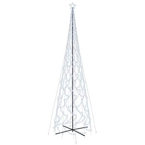 vidaXL Arbre de Noël cône 3000 LED Blanc froid 230x800 cm