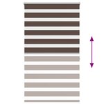 vidaXL Store enrouleur tamisant 100 x 175 cm marron