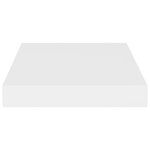 vidaXL Étagères murales flottantes 4 Pièces blanc 23x23 5x3 8 cm MDF