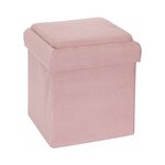 Pouf coffre pour enfant compatible briques de construction