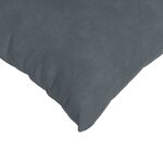 vidaXL Coussins de canapé 2 Pièces Gris foncé 80 x 40 cm