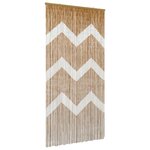 vidaXL Rideau de porte anti-insectes multicolore 100 x 200 cm Bambou