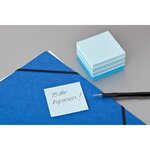 Bloc cube 450 feuilles 76 x 76 mm 5 teintes Bleu pastel POST-IT