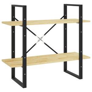 vidaXL Bibliothèque à 2 niveaux 80x30x70 cm Bois de pin massif