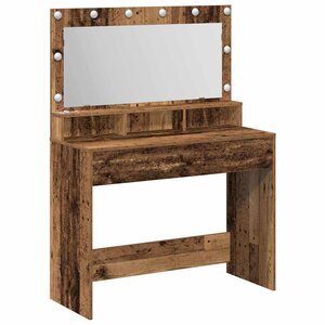 vidaXL Table de Toilette Bois ancien 100 x 41 x 135 cm