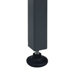vidaXL Établi Noir 120x60x85 cm Acier