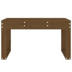 vidaXL Banc de jardin marron miel 80x38x45 cm bois de pin massif