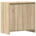 vidaXL Armoire de salle de bain Chêne sonoma Bois d'ingénierie