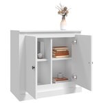 vidaXL Buffet blanc 70x35 5x67 5 cm bois d'ingénierie