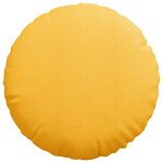 vidaXL Coussins de siège 2 Pièces Jaune clair Ø 80 cm