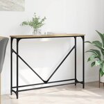 vidaXL Table console Chêne artisanal 102 x 23 x 75 cm