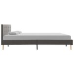 Vidaxl cadre de lit taupe tissu 180 x 200 cm