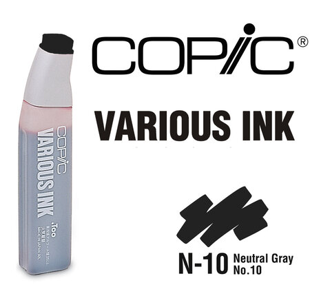Encre Various Ink pour marqueur Copic N10 Neutral Gray N°10