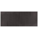 vidaXL Tapis rectangulaire marron foncé 80x200 cm bambou