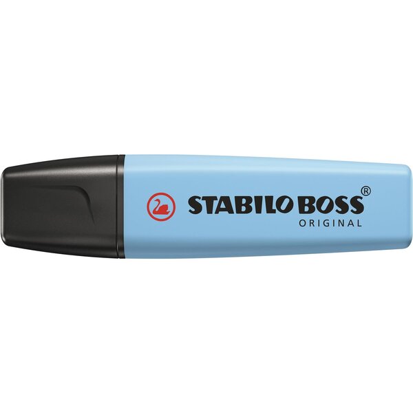 surligneur BOSS ORIGINAL Pastel fraicheur de bleu STABILO