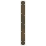 vidaXL Table à manger marron clair bois de chêne massif rectangulaire