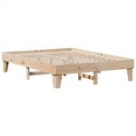 vidaXL Cadre de lit sans matelas 140x190 cm bois de pin massif