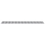 vidaXL Plaques en Aluminium à Damier 2 Pièces Antidérapantes 100x20 cm
