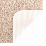vidaXL Tapis de bain Crème 50 x 80 cm Polypropylène
