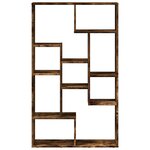 vidaXL Bibliothèque chêne fumé 72x20x120 5 cm bois d'ingénierie