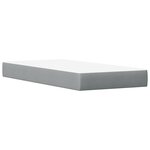 vidaXL Lit avec tiroirs/matelas cire marron 90x190 cm bois massif pin