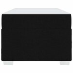 vidaXL Cadre de lit Noir 100 x 200 cm tissu