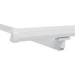 vidaXL Auvent Blanc 4 5 × 3 m Métal