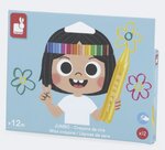 Crayons de cire X 12 - Jumbo -  - Juratoys