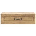 vidaXL Table d'appoint murale 59 x 34 5 x 17 cm Bois d'ingénierie