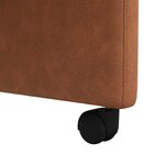 vidaXL Chaises de salle à manger 2 Pièces Marron 57 x 67 x 98 cm