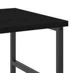Bibliothèque vidaXL Chêne Noir 50x33x82 cm Bois d'ingénierie et Acier