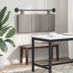 vidaXL Tête de lit suspendue Taupe Velours
