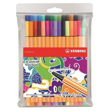 STABILO 30 stylos-feutres Individual just like you - Point 88