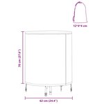vidaXL Housse pour mobilier d'extérieur Tissu Oxford 210D