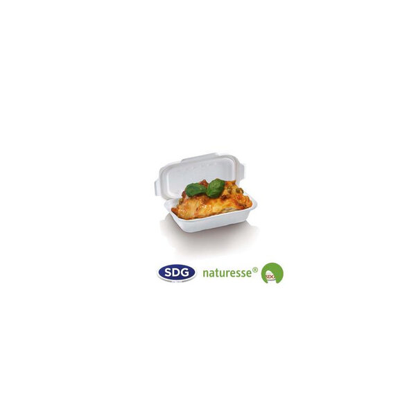 Barquette rectangulaire pulpe de cellulose  500 à 650 ml - sdg - lot de 500 -  - pulpe de cellulose0.5