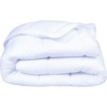 Couette tempérée anti-acariens VICTORIA 220 x 240 cm blanc