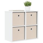 vidaXL Buffet Blanc 59 5 x 27 x 57 cm