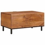vidaXL Table basse Marron 80 x 50 x 40 cm Bois de mangue massif