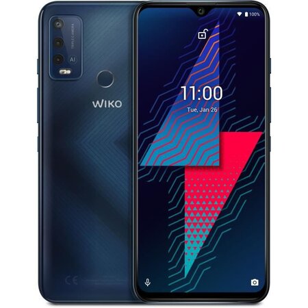 Wiko power u30 carbone blue