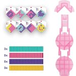 BANDAI Pretty Pixels - Krazy Pixels - Fabrique a gommes - Mini coffret - Modele aléatoire