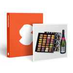 SMARTBOX - Coffret Cadeau Coffret signé Fauchon : 32 macarons avec bouteille de champagne livré à domicile -  Gastronomie