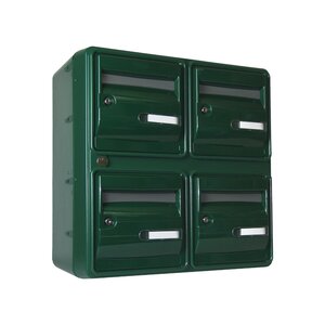 Bloc de boites aux lettres collectives extérieures · B4 - Vert mousse