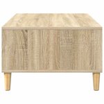 vidaXL Table basse Chêne sonoma 103 5 x 60 x 35 cm Bois d'ingénierie
