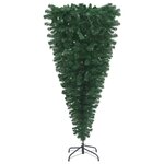 Vidaxl arbre de noël artificiel renversé avec led et boules 120 cm