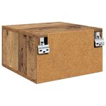 vidaXL Cabinet de chevet Bois ancien 35 x 35 x 20 cm Bois d'ingénierie