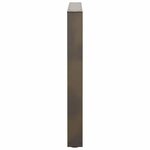 vidaXL Pieds de table à manger en forme de V 3 pièces Acier naturel 80 x (72-73 3) cm Acier