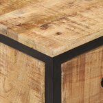 vidaXL Buffets 2 Pièces 70x35x70 cm bois de manguier brut massif