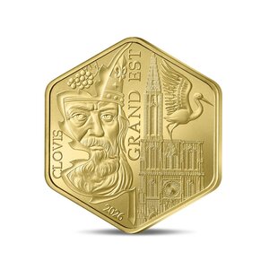 Collection des régions - Grand Est Monnaie de 500€ Or hexagonale