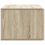 vidaXL Meuble TV mural 98 x 41 x 30 cm Chêne Sonoma Bois d'ingénierie